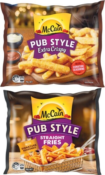 Coles Mccain pub style fries 750g offer