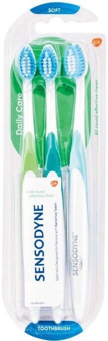 Coles Sensodyne daily care toothbrush 3 pack offer