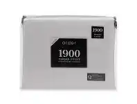 LivingStyles Ardor 1900TC Cotton Rich Quilt Cover Set, King, White offer