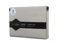 Ardor 700TC Anti Bacterial Cotton Rich Bed Sheet Set, Queen, Silver