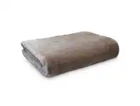 LivingStyles Ardor Boudoir Lucia Luxury Velvet Plush Blanket, 200x240cm, Stone offer