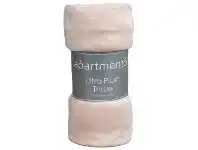 LivingStyles Apartmento Ultra Plush Throw, Blush offer