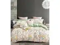 LivingStyles Ardor Stella Cotton Quilt Cover Set, King offer