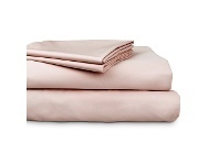 LivingStyles Ajee 3 Piece 300TC Cotton Sheet Set, Single, Pink offer