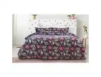 LivingStyles Sophie 3 Piece Cotton Quilt Cover Set, Queen offer