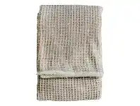 LivingStyles Kilburn & Scott Waffle / Sherpa Reversible Throw, 170x130cm, Taupe offer