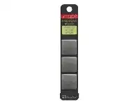 Officeworks Three By Three Snap! Large Square Magnets Silver 3 Pack offer