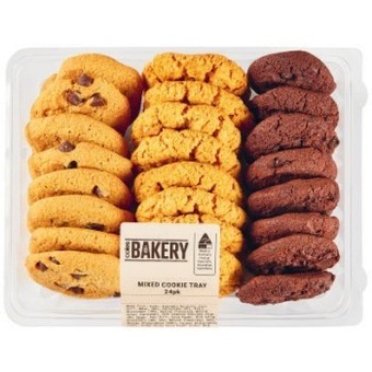 Coles Coles bakery mixed biscuit tray 24 pack offer