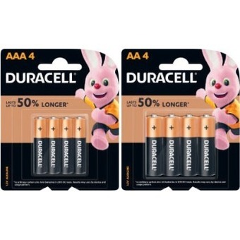 Coles Duracell coppertop batteries aa or aaa 4 pack offer