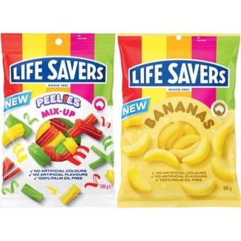 Coles Lifesavers candy bags 160g-220g offer