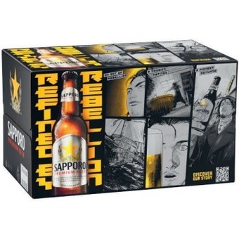 Coles Sapporo bottles 24x355ml offer