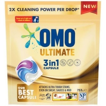 Coles Omo ultimate laundry capsules 28 pack offer