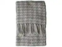 LivingStyles Cabbier Woven Throw, 130x170cm, Grey offer
