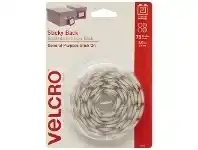 Officeworks VELCRO Brand VELCRO Hook & Loop Dots 16mm 75 Pack White offer