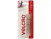 Officeworks VELCRO Brand VELCRO Squares 22mm Clear 6 Pack offer