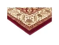 LivingStyles Sydney Medallion Turkish Made Oriental Rug, 290x200cm, Red / Ivory offer