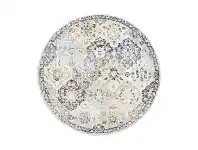 LivingStyles Evoke Poppy Turkish Made Modern Round Rug, 150cm, Multi offer