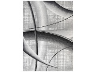 LivingStyles Allure Artistic Modern Rug, 200x290cm, Grey offer