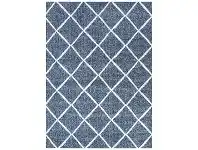 LivingStyles Allure Cross Diamond Modern Rug, 200x290cm, Blue offer