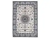 LivingStyles Sydney Medallion Turkish Made Oriental Rug, 230x160cm, White offer