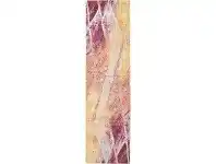 Divinity Strokes Turkish Made Modern Runner Rug, 300x80cm, Violet