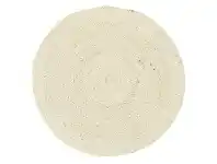 LivingStyles Atrium Polo Round Jute Rug, 200cm, Cream offer