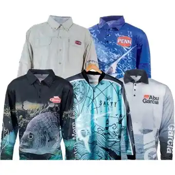 Anaconda All fishing shirts by penn, berkley, salty captain, abu garcia & daiwa offer