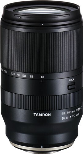 Tamron 18-300mm f3.5-6.3 di iii vc vxd sport lens