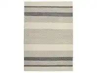 LivingStyles Urban Norse Flat Woven Cotton and Wool Rug, 225x155cm, Blue offer