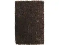 LivingStyles Orlando Metallic Noodle Hand Tufted Shag Rug, 280x190cm, Brown offer