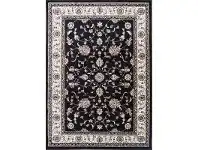 LivingStyles Gold Kiraz Turkish Made Oriental Rug, 80x150cm, Black offer