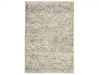 LivingStyles City Paisley Modern Rug, 160x110cm, Ivory / Brown offer