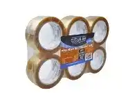 Officeworks Stylus Heavy Duty Packaging Tape Clear 6 Pack offer
