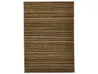 LivingStyles Byblos Stripe Egyptian Made Modern Rug, 290x200cm, Ochre / Brown offer
