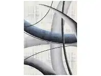 LivingStyles Allure Artistic Modern Rug, 160x230cm, Blue offer