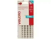 Officeworks VELCRO Brand VELCRO Removable Circles 9mm White 56 Pack offer