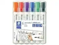 Officeworks Staedtler Lumocolor Whiteboard Markers Bullet Assorted 6 Pack offer