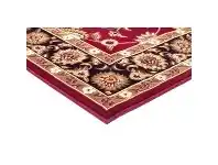 LivingStyles Sydney Classic Turkish Made Oriental Rug, 170x120cm, Red / Black offer