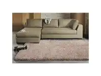LivingStyles Pandora Polar Ultra Dense Soft Shag Rug, 150x80cm, Latte offer