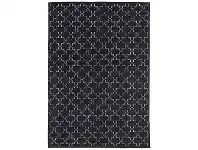 LivingStyles Moroc Hand Woven Wool Rug, 160x230cm, Black offer