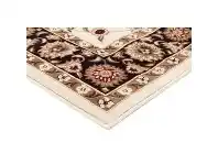 LivingStyles Sydney Classic Turkish Made Oriental Rug, 290x200cm, Ivory / Black offer