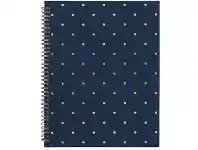 Otto Printed Display Book 20 Pocket Navy Spot