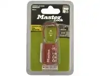 Officeworks Master Lock TSA Flex Cable 30mm Luggage Padlock offer