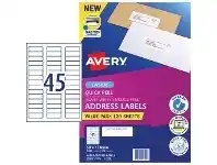 Officeworks Avery 45UP Laser Address Labels with Sure Feed 120 Sheets offer