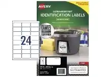 Officeworks Avery 24UP Chemical Grade Laser Labels 10 Pack offer