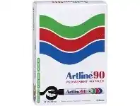 Artline 90 Permanent Marker Blue 12 Pack
