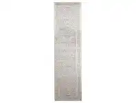 LivingStyles Evoke Release Turkish Made Oriental Runner Rug, 400x80cm, Silver offer