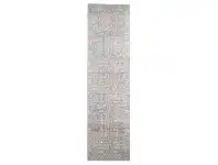Evoke Estella Turkish Made Oriental Runner Rug, 400x80cm, Grey