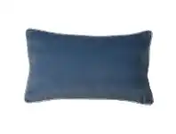 LivingStyles Rodeo Velvet Lumbar Cushion Cover, Ocean offer