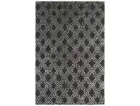 LivingStyles Timeless Elegance Hand Loomed Wool & Viscose Rug, 160x230cm, Charcoal / Grey offer